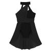 Yhong Girls Modern Dance Costumes Sleeveless Leotards Dress Ballet Ballet Dance Outfits for Stage Performance Black 6 Years view 3
