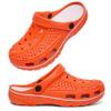INMINPIN Women and Men Orthopedic Clogs Arch Support Garden Shoes Sandals Slippers with Plantar Fasciitis Feet Insoles,Trendy Orange,14-15 Women/12-13 Men view 1