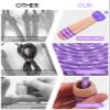 Jump Rope for Kids, Lorvain Adjustable Kids Jump Ropes for Girls Boys Toddler Fitness, Cotton Skipping Rope with Wooden Handle for Outdoor Fun Activities Exercise - 2 Pack view 3