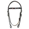 Hulara Top Grain Buff Leather Western Bridle and Breast Collar Set Tooled Headstall and Horse Breastcollar Western Tack Set Horse Breast Collar Western Bridle Sets Horse Headstall and Breast Collar view 2