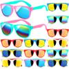 GINMIC Kids Sunglasses Bulk Party Favors, 12Pack Valentines Day Gifts UV 400 Protection Neon Sunglasses for Boys and Girls, Party Favor, Birthday Classroom Goodie Bags Party Supplies. view 1