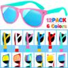 GINMIC Kids Sunglasses Bulk Party Favors, 12Pack Valentines Day Gifts UV 400 Protection Neon Sunglasses for Boys and Girls, Party Favor, Birthday Classroom Goodie Bags Party Supplies. view 3