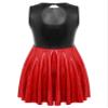 Aislor Kids Girls Sequins Metallic Ballet Dance Tutu Dress Heart Shape Printed Jazz Latin Ballerina Athletic Dress Red 4 Years view 2