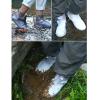 YXYECEIPENO Rain Boot Cover Foldable Rain/Snow Overshoe Reusable, Waterproof, Sandproof and Non-Slip Suitable for Women, Men, Children, Teenagers (Color : Blue, Size : XX-Large) view 2