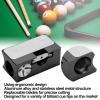 8 in 1 Billiard Tip Tool, Aluminum Pool Cue Tip Shaper Tool Multifunctional Cue Trimmer Burnisher Shaper Tapper Cleaner Suffer Presser Repair Tool Pool Cue Tip Repair with 1 Blades & Wrench(Black) view 2