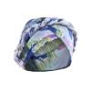 African Pre-Tied Braid Turban Hat for Women Headscarf Beanie Wrap Hat Patients Head Wraps Bohemia Beanie Blue view 1
