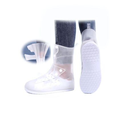 YXYECEIPENO Waterproof Rain Boot Cover Silicone Shoe Cover Foldable for Easy Storage Waterproof, Snow-Proof, and Mud-Proof for All-Season Overshoes (Color : B, Size : XX-Large)