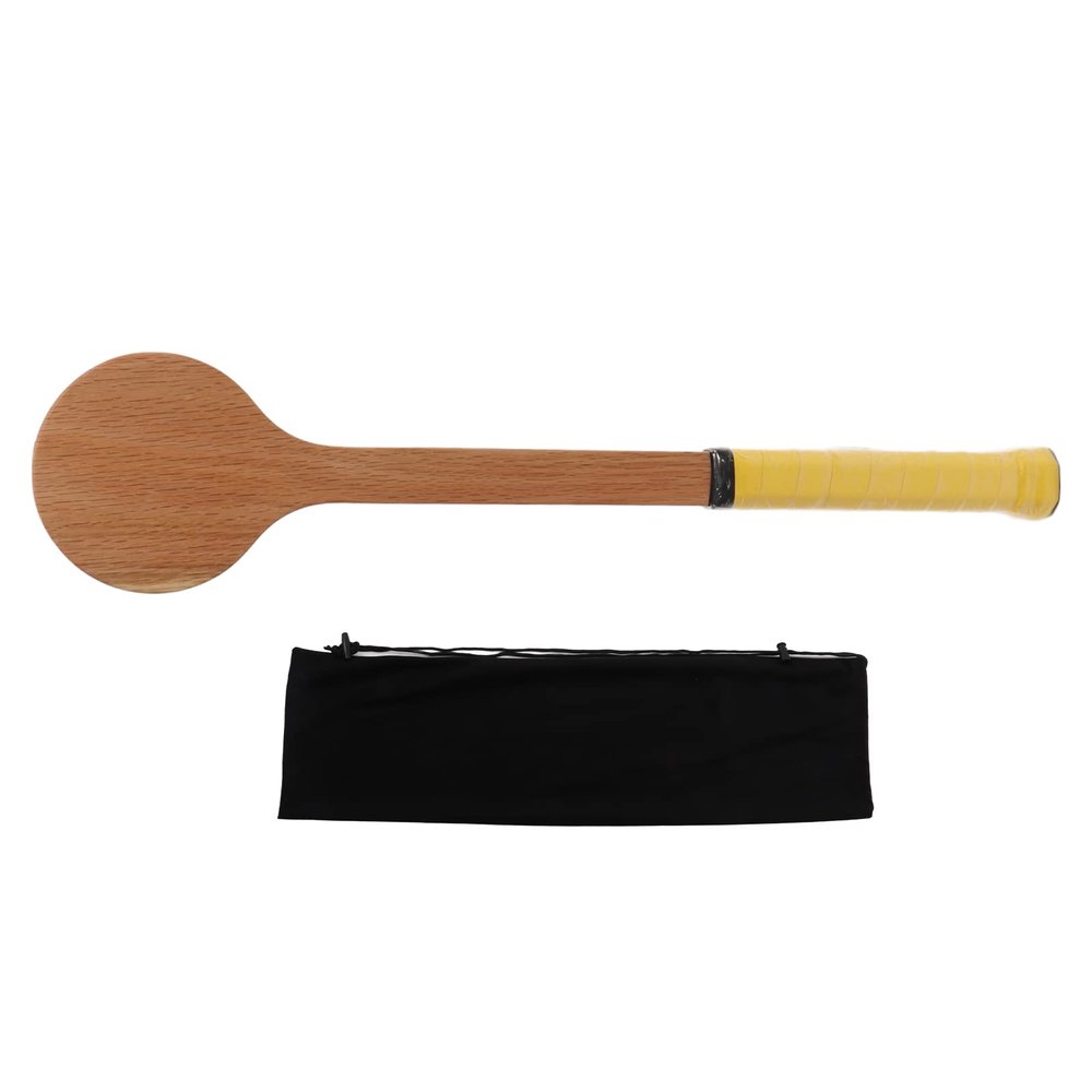 Tennis Sweet Pointer Tennis Training Racket Tennis Pointer Spoon, Wood Effective Tennis Sweet Point Trainer Reduce Injury with Storage Bag for Professional Training Equipment