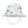 Baby Sun Hat Print Pattern Reversible Kids Boy Girls Hat UPF 50+ Sun Protection Beach Bucket Hat Wide Brim Breathable Multicolor view 2