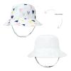 Baby Sun Hat Print Pattern Reversible Kids Boy Girls Hat UPF 50+ Sun Protection Beach Bucket Hat Wide Brim Breathable Multicolor view 3