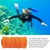 HERCHR 150ft Scuba Diving Reel Line, High Visibility Orange Spool Reel Line Cord for Safety Underwater Snorkeling, Cave, Wreck, Drift Diving, Spear Fishing, Kayak Anchor view 3