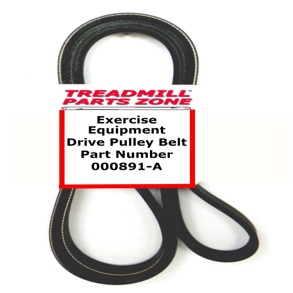 TreadmillPartsZone Merit Exercise Equipment Drive Pulley Belt Part Number 000891-A