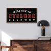 Kendrick Home + Stadium Welcome Home Collegiate Unique American Hardwood Natural Walnut Framed Dcor Sign (Drake Bulldogs, 36x18) view 2