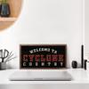 Kendrick Home + Stadium Welcome Home Collegiate Unique American Hardwood Natural Walnut Framed Dcor Sign (Drake Bulldogs, 36x18) view 3