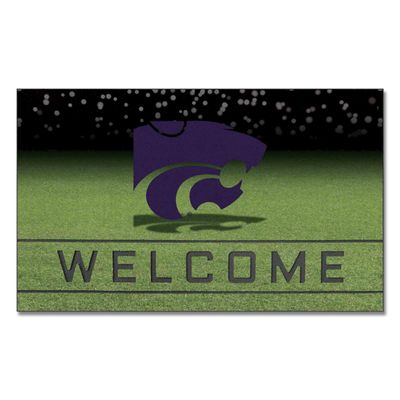 FANMATS 28043 Kansas State Crumb Rubber Door Mat