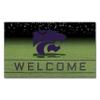 FANMATS 28043 Kansas State Crumb Rubber Door Mat view 1