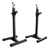NEXO Pair of Adjustable Squat Rack Stands - Solid Steel Squat Stands Barbell Bench Home Gym Portable Weightlifting Stands view 1