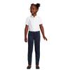 Lands' End Girls Short Sleeve Oxford Dress Shirt 6 White view 3