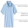 Lands' End Uniform Kids Rapid Dry Active Polo Blue Kids X-Large view 4