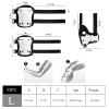SKT HP Protective Gear for Adults, Knee Pads Elbow Pads Wrist Guards for Inline Skating Biking Skateboarding (White) view 2