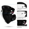 SKT HP Protective Gear for Adults, Knee Pads Elbow Pads Wrist Guards for Inline Skating Biking Skateboarding (White) view 3