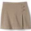 Lands' End Uniform Solid Knit Skort Above The Knee Khaki Kids 10 view 1
