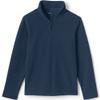 Lands' End Kids Lightweight Fleece Quarter Zip Pullover Large Classic Navy view 1