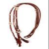 CHALLENGER USA Horse Western Tack Leather Rawhide Romal Reins 66RT36RD view 1