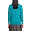 Lands' End Kids Long Sleeve Interlock Polo Shirt Large Teal Breeze view 2