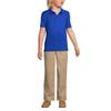 Lands' End Uniform Kids Rapid Dry Active Polo Cobalt Kids X-Large view 2