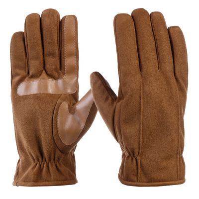 isotoner Men's Water Repellent Dual Lined Microfiber Touchscreen Gloves