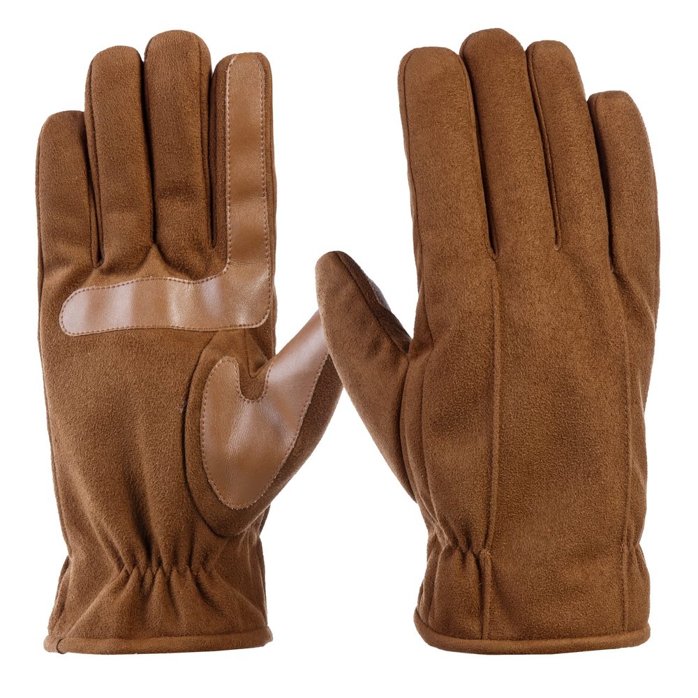 isotoner Men's Water Repellent Dual Lined Microfiber Touchscreen Gloves