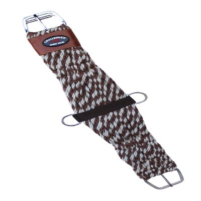 CHALLENGER 32" Horse Western 27 Strand Double Weave Two-Tone Mohair Roper Cinch 97RT17-32