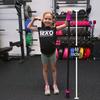 NEXO Kids 5LB Olympic Training Barbell, 5 pounds For Youth or New Weightlifting and Power Lifting (Blue) view 3