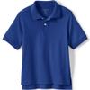 Lands' End Uniform Kids Short Sleeve Interlock Polo Cobalt Kids Medium view 1