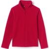 Lands' End Kids Lightweight Fleece Quarter Zip Pullover Large Red view 1