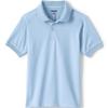 Lands' End Uniform Kids Rapid Dry Active Polo Blue Kids Medium view 3