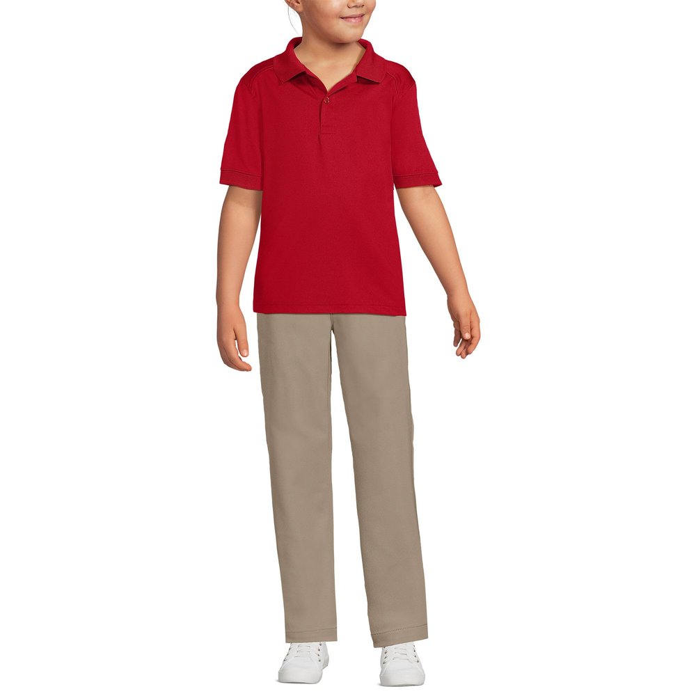 Lands' End Uniform Kids Rapid Dry Active Polo Red Kids XX-Large