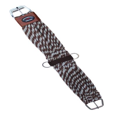 CHALLENGER 32" Horse Western 27 Strand Double Weave Two-Tone Mohair Straight Cinch 97RT18-32