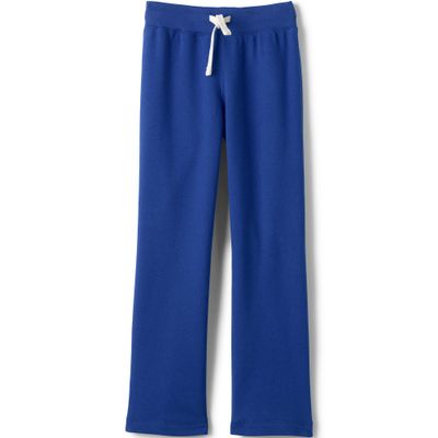 Lands' End Uniform Girls Sweatpant Cobalt Kids Medium