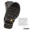 Kahtoola NAVAgaiter Tall GTX Gaiters I Waterproof Gore-TEX Boot Protection for Mountaineering, Hunting, Off-Trail Hiking in Mud, Snow & Ice - Dark Gray | Black - Medium view 4