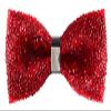 Man of Men Rhinestone Bow Ties for Men - Pre Tied Sequin Bowties with Adjustable Length - Huge Variety Colors Available (Jewels - Red) view 1