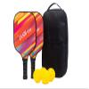 Boerte X-FOIL Pickleball Set, Graphite Pickleball Paddles Set of 2 and 4 Pickleballs, Portable Pickleball Equipment Bag for Pickleball Rackets. view 1