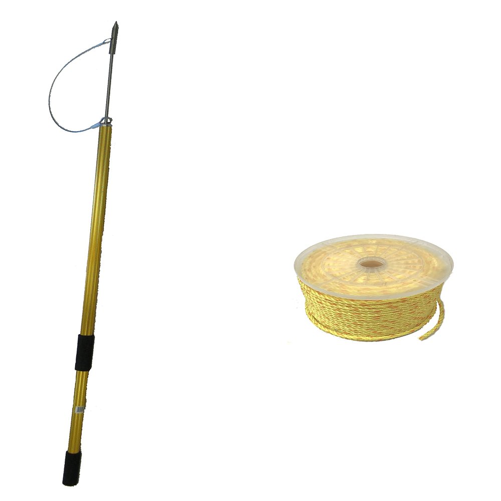 KUFA Sports Aluminum Floating Harpoon & Accessories (Harpoon with Rope)