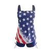 QWENTMTNTY Women's 4th of July Two Piece Tankini Swimsuits with Boyshorts Tummy Control American Flag Printed Bathing Suit view 3