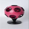Unique Gift for Golfers, 13 Balls Holding Capacity  Sturdy ABS Ball Rack for Book Shelf, Desk - Golf ball Memorabilia & Autographed Balls - Pink view 1