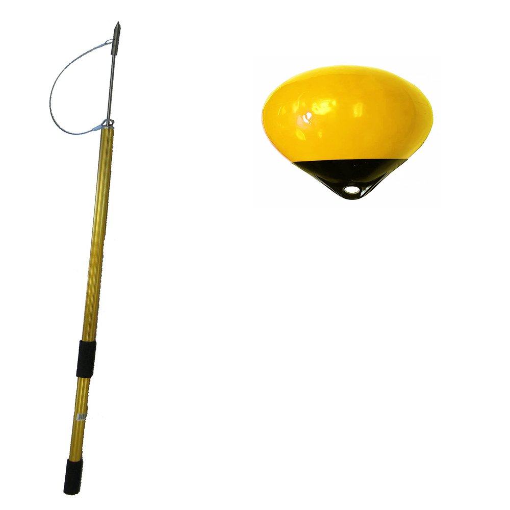 KUFA Sports Aluminum Floating Harpoon & Accessories (Harpoon with 12" Buoy)