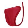 Fldy Mens C-String Bulge Pouch Underwear Underpants Invisible Bikini Briefs Open Hole Sissy Panties Thongs Red One Size view 2