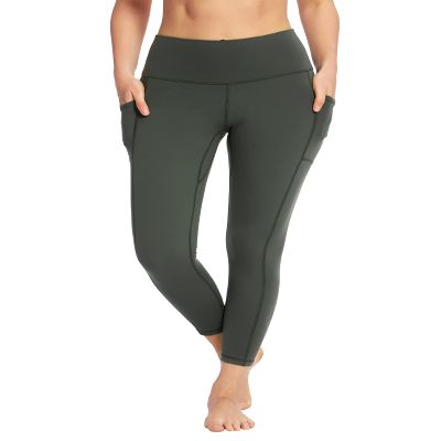 JAYSILVIA Buttery Soft High Waisted Yoga Pants with Pockets for Women, 4 Way Stretch Tummy Control Workout Running Leggings