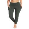 JAYSILVIA Buttery Soft High Waisted Yoga Pants with Pockets for Women, 4 Way Stretch Tummy Control Workout Running Leggings view 1